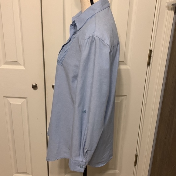 Alfred Dunner Embroidered Button Up Shirt - Picture 4 of 8